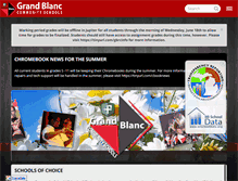 Tablet Screenshot of grandblancschools.org